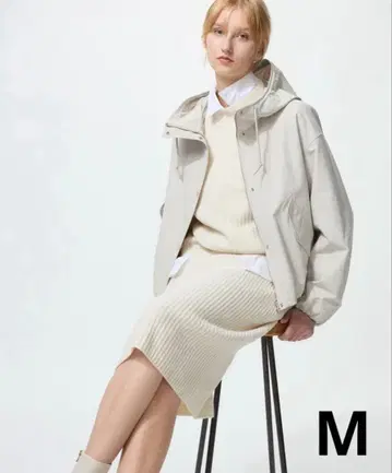 [ UNIQLO ] 코튼 블렌드 숏 후드티