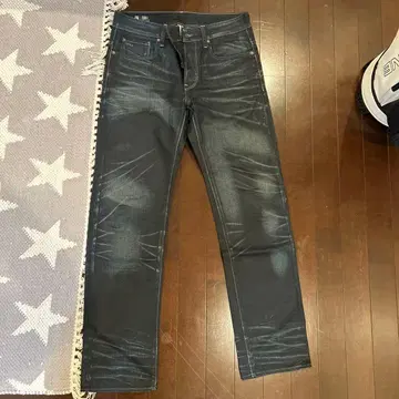 G-STAR RAW 데미지 가공 스트레이트 데님 32