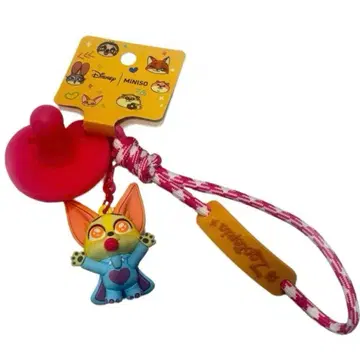 주토피아 Miniso 피닉 오버롤 키링 키체인