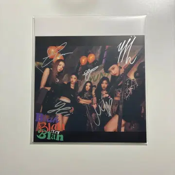 itzy blah blah blah 전 멤버 친필 사인 사인회