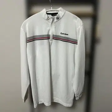 TaylorMade 화이트 긴팔 셔츠 사이즈 O