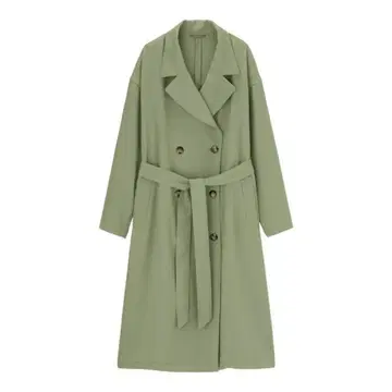 GU 트로미 트렌치코트Z 그린 M 트렌치코트