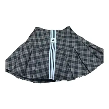 그레이 계열 체크 플리츠 스커트 M 사이즈