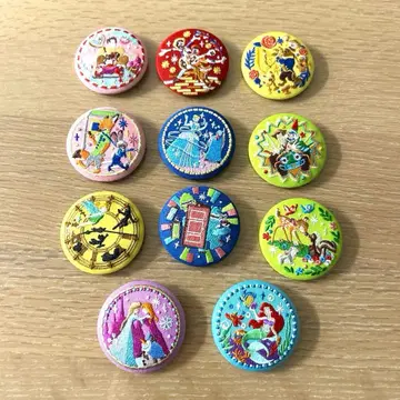 디즈니 자수 캔뱃지 2 11종 세트