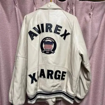 XLARGE 페이크 가죽 자켓 AVIREX