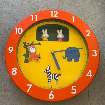 미피 태엽 리듬 시계 벽걸이 12곡 멜로디