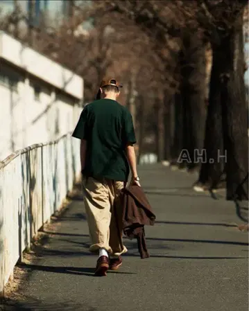 하세가와 아키오 라이온당 / 빅 실루엣 이지 팬츠 SIZE:6L 그린