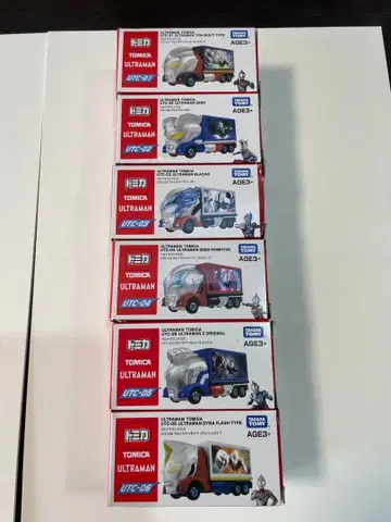 아시아 한정판 토미카 울트라맨 6대 세트