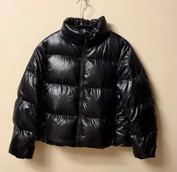 UNIQLO 울트라 라이트 다운 샤이니 볼륨 자켓 S 블랙