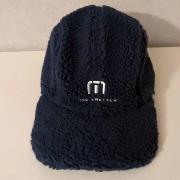 [미사용 새상품] 트래비스 매튜 네이비 플리스 캡