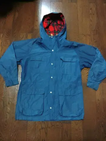 SIERRA DESIGNS 마운틴 파카 L 네이비 체크 8본삼