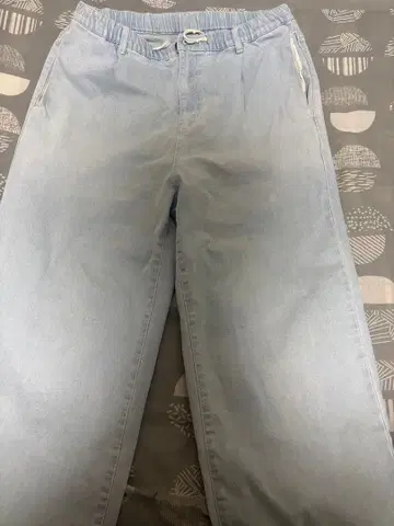 빈티지 라이트 블루 스트레이트 데님 팬츠 L 사이즈