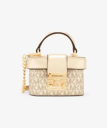 MICHAEL KORS 미니 숄더백 골드/베이지