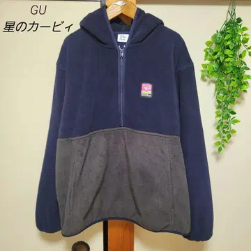 GU 별의 커비 마이크로 플리스 후드티 L 사이즈