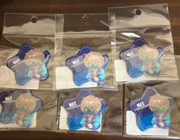 밀키 웨이 별 모양 캔뱃지 맥스 6개 세트