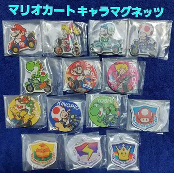 마리오 카트 캐릭터 마그넷 14종 세트