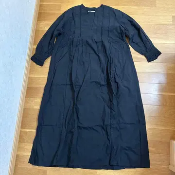 누키테파 레이스 원피스 블랙