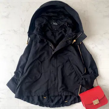 새상품급 더 릴라쿠스 마운틴 파카 블루종 36 블랙