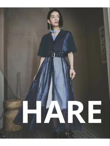 HARE 여성용 자켓 라이크 시어 원피스
