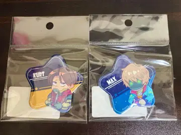 밀키 웨이 별 모양 캔뱃지 맥스 카트 2개 세트