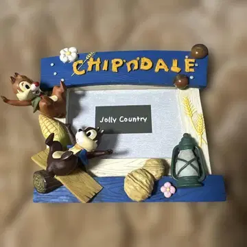 디즈니 칩&데일 가을의 혜택 컨트리풍 사진 스탠드