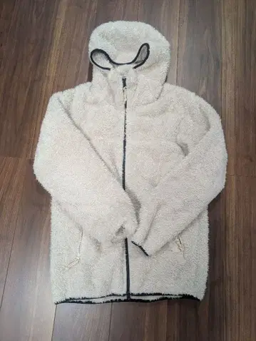 UNIQLO 플리스 자켓 화이트