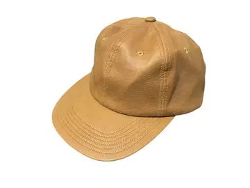 새상품 키지마 타카유키 EDIFICE 별주 가죽 야구 모자 카멜