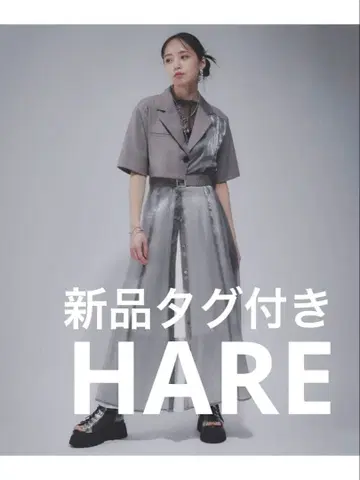 미사용 새상품 HARE 자켓 라이크 시어 원피스