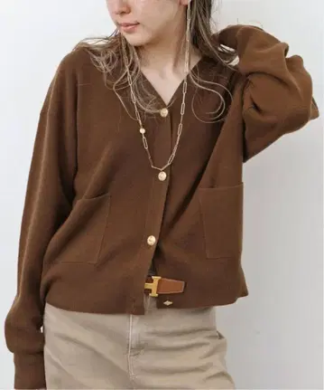 라빠르망 GOLD BUTTON CARDIGAN