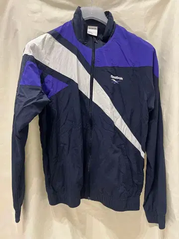 Reebok 나일론 자켓 네이비/퍼플
