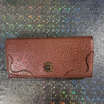 ANNA SUI 핑크 가마구치 장지갑 박스 있음