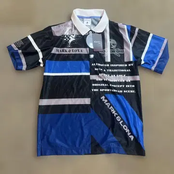 MARK & LONA 피케 셔츠 48 블루