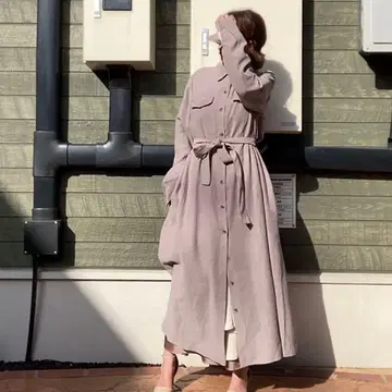 3way 트렌치코트 원피스 그레이지