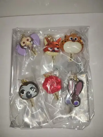 주토피아 아이스 캔디 참 6종 컴플리트