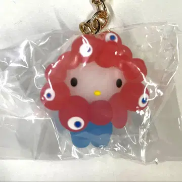 키티 산리오 미야쿠미야쿠 클리어 키티 키링