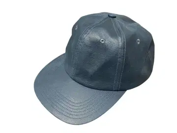 새상품 키지마 타카유키 EDIFICE 별주 가죽 야구 모자 블루 파랑