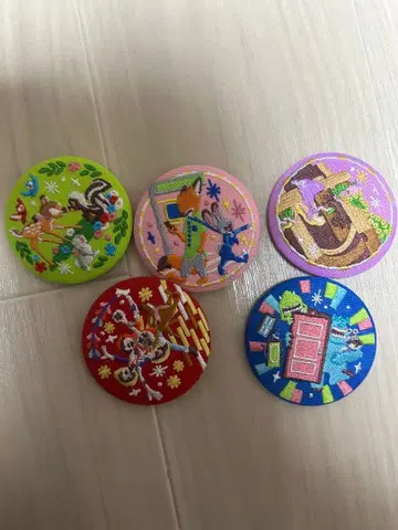 디즈니 자수 캔 배지 2