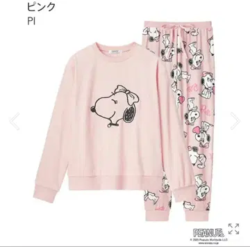 aimerfeel 룸웨어 M 상하의 세트 스누피