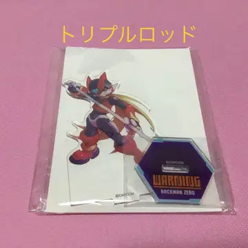 트리플 낚싯대 캡슐 복권 록맨 제로 아크릴 스탠드 3