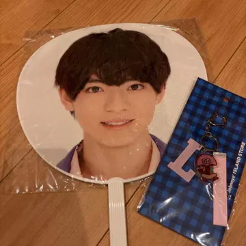 니시무라 타쿠야 부채와 리틀 간사이 키링 세트