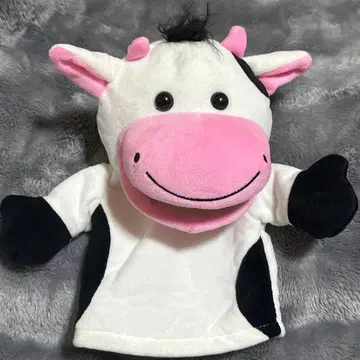 핸드퍼펫 소 봉제 인형 퍼펫