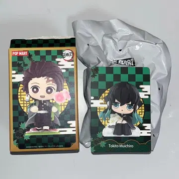 귀멸의 칼날 POPMART 무이치로 피규어 생일 꽃