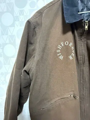 브라운 네이비 자켓