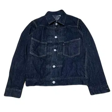 디럭스웨어 나마하게 데님 데님 자켓 파랑귀 36사이즈