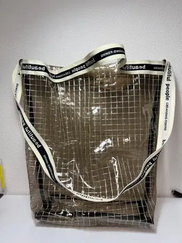 beautiful people 비닐 토트백 STUDIOUS 별주