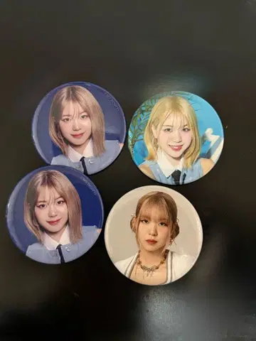 에비하라 북 캔뱃지 4개 세트