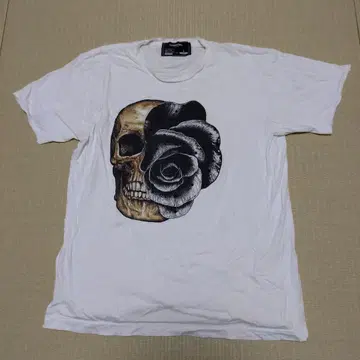 DOMREBEL 스컬 장미 T셔츠 L