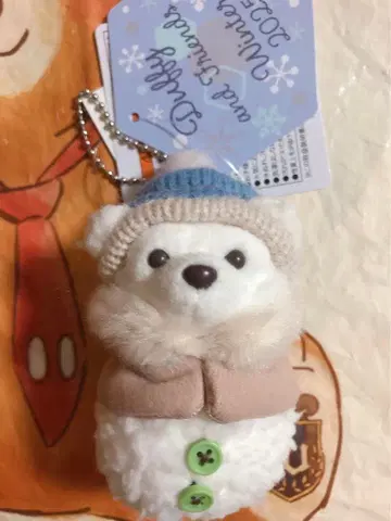 더피 봉제 인형 참 시크릿 스노우데이 눈사람