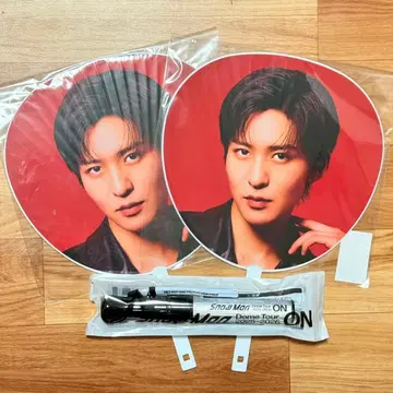 SnowMan ON 응원봉 & 메구로 렌 부채 2개