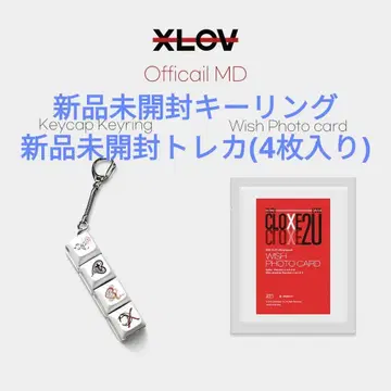 XLOV CLOXE2U 포토 카드 팩 키캡 키링 세트